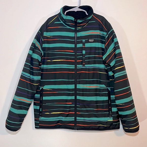 Burton Snooktwo Reversible Jacket- big kids size L - Picture 1 of 14